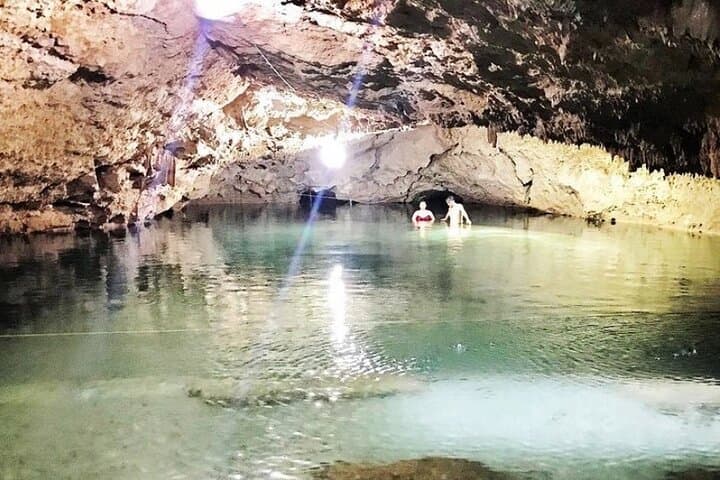 Cenote Adventure Tour from Progreso: Swim Underground Caverns and Yucatecan Flavors photo 4