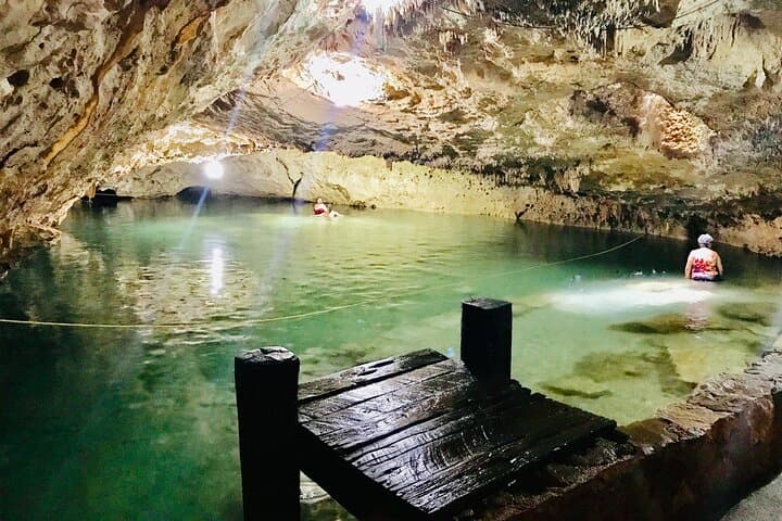 Cenote Adventure Tour from Progreso: Swim Underground Caverns and Yucatecan Flavors photo 5