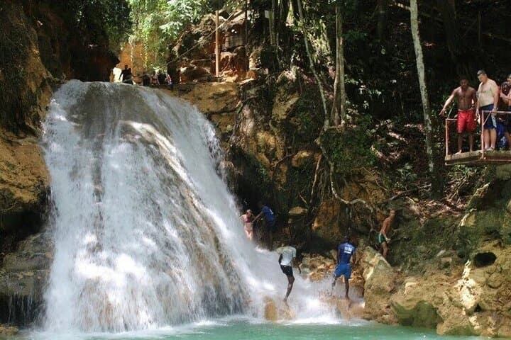 Island Gully Falls (Blue Hole) Day Trip from Montego Bay — Cliff Jumps & Secret Caves photo 6