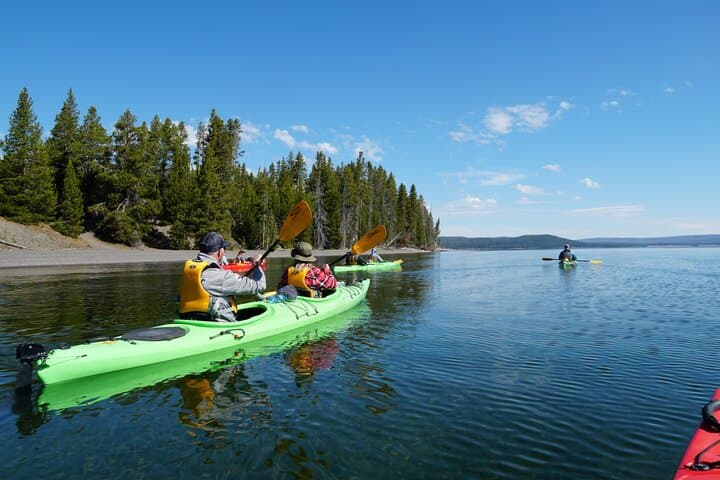 Paddle Yellowstone Lake: Half-Day Kayak Tour Through Geothermal Wonders photo 6