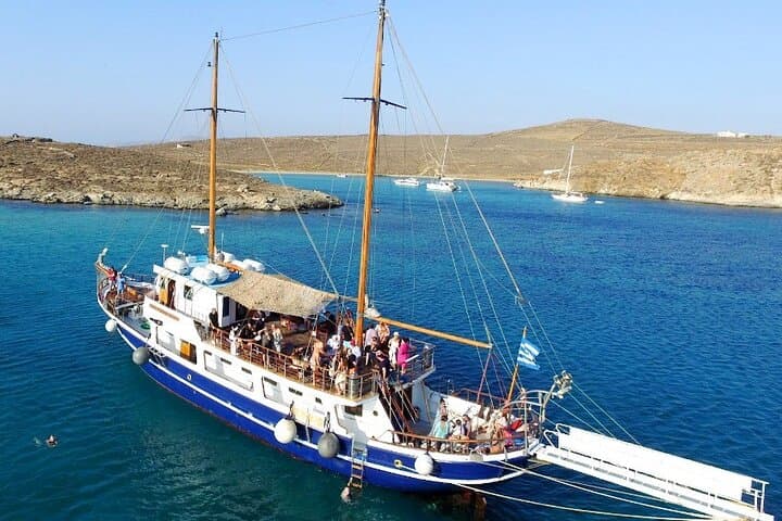 Rhenia & Delos Day Cruise from Mykonos — Swim, BBQ & Ancient Ruins photo 4