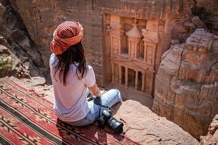 2-Day Private Tour to Petra, Wadi Rum & the Dead Sea — From Amman photo 1