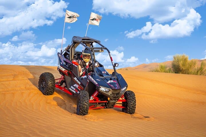 Drive Solo on a Polaris RZR RS1: Dubai Dune Buggy Adventure photo 1