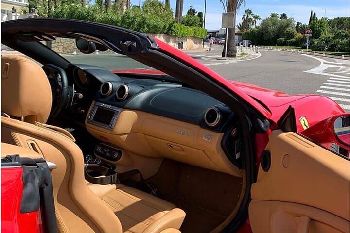Coastal Ferrari Tour of Juan-les-Pins & Cap d'Antibes — Convertible Photo Drive photo 2