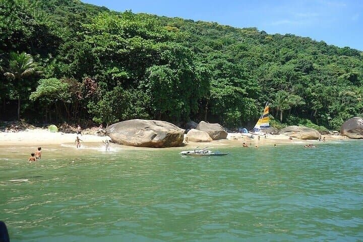 Full-Day Private Boat Tour from Santos to Guarujá Beaches with Barbecue and Drinks photo 5