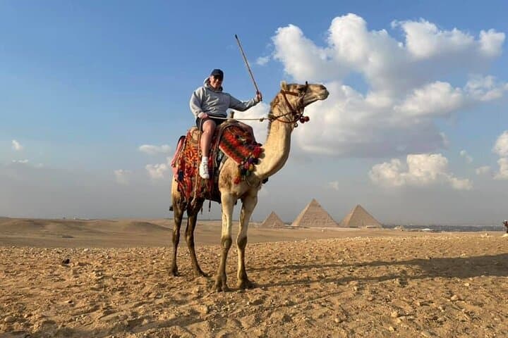 Sunrise and Sunset Camel Ride at the Giza Pyramids (Private Tour) photo 4