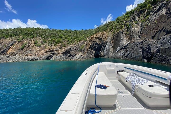 Full-Day Snorkeling and Beach Hopping Aboard 37' Intrepid in St. Thomas & St. John photo 5