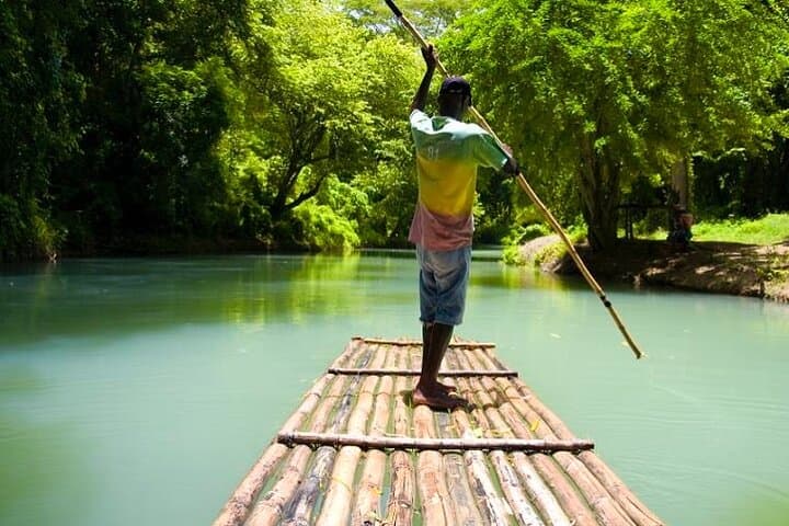 Martha Brae Bamboo Rafting from Montego Bay — 1-Hour Bamboo Raft River Tour