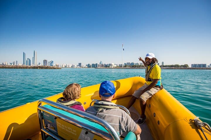 Abu Dhabi Sightseeing Boat Tour: Corniche, Etihad Towers & Yas Island Cruise photo 2