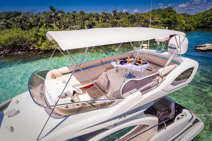 Tulum Luxury Escape: 4-Hour Private Yacht on a 43' Azimut photo 3