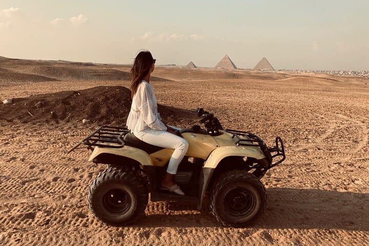 Private Giza Pyramids Day Tour: Camel Ride, ATV Desert Safari & Egyptian Museum photo 2