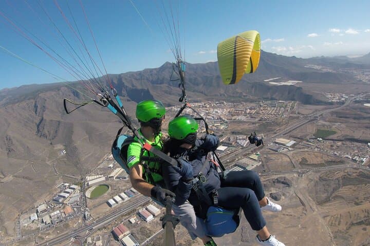 Tenerife Standard Paragliding Flight Over Costa Adeje — 15-Min Tandem Experience