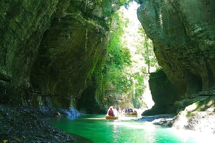 Day trip to Martvili Canyon, Prometheus Cave & Kutaisi from Batumi