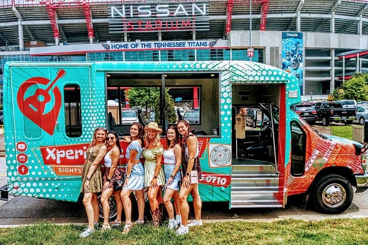 Private Open-Air Minibus Sightseeing Tour in Nashville — Custom 2-Hour Downtown Experience