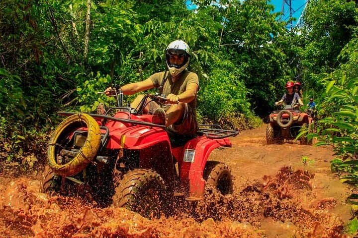 ATV, Zip Line & Cenote Adventure in the Mayan Jungle near Playa del Carmen