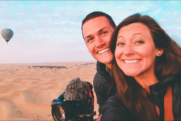 Sunrise Hot Air Balloon Flight Over Dubai Desert photo 3
