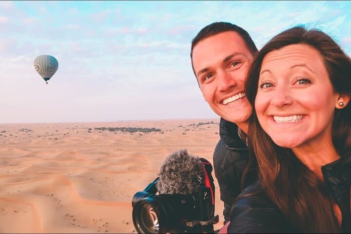 Dubai Hot Air Balloon Sunrise Over the Desert photo 6