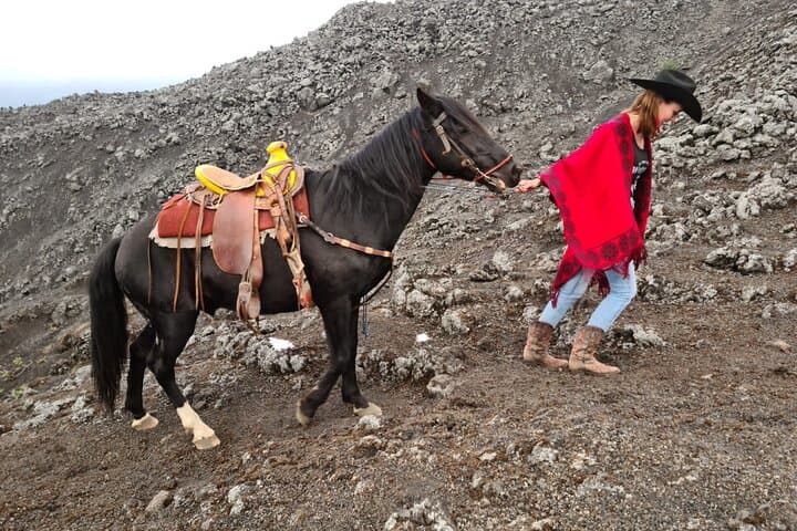 Pacaya Volcano Luxury Sunset Horseback Ride & Lava-Cooked Dinner near Antigua photo 3