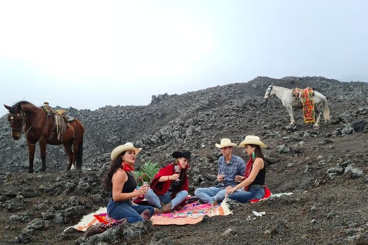 Pacaya Volcano Luxury Sunset Horseback Ride & Lava-Cooked Dinner near Antigua photo 4