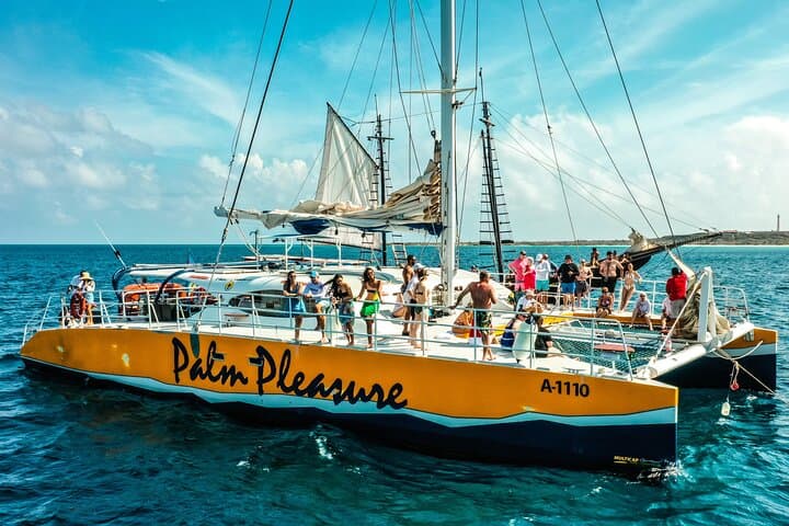 Morning Snorkel Sail on Aruba’s Palm Pleasure Catamaran — Antilla Shipwreck, Boca Catalina & Open Bar