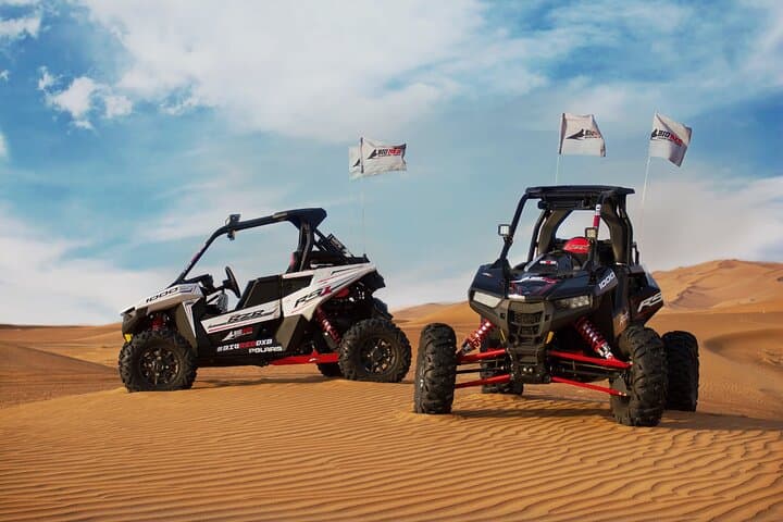 Sunset Dune Buggy and Bedouin Camp Dinner in Dubai Desert photo 3