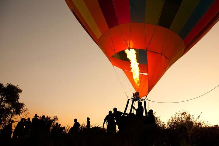 Sunrise Hot Air Balloon Over Dubai Desert — Falcon Show & Arabian Breakfast photo 3
