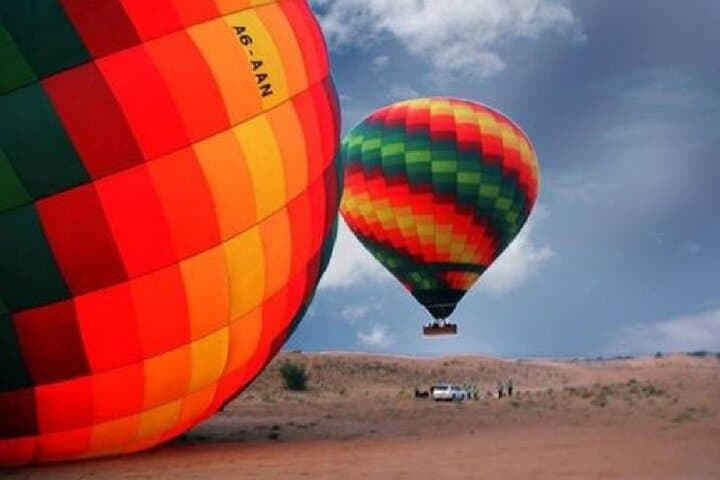 Sunrise Hot Air Balloon Over Dubai Desert — Falcon Show & Arabian Breakfast photo 3