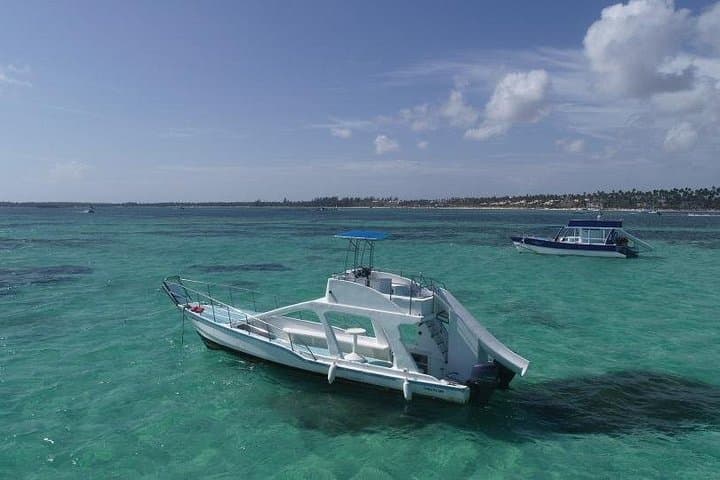 Punta Cana Glass-Bottom Catamaran Cruise: Snorkel, Slide & Natural Ocean Pool photo 1