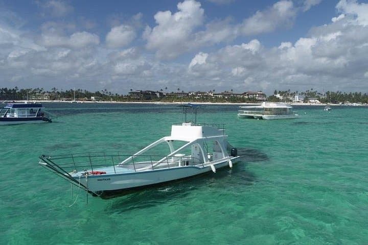 Punta Cana Glass-Bottom Catamaran Cruise: Snorkel, Slide & Natural Ocean Pool photo 3