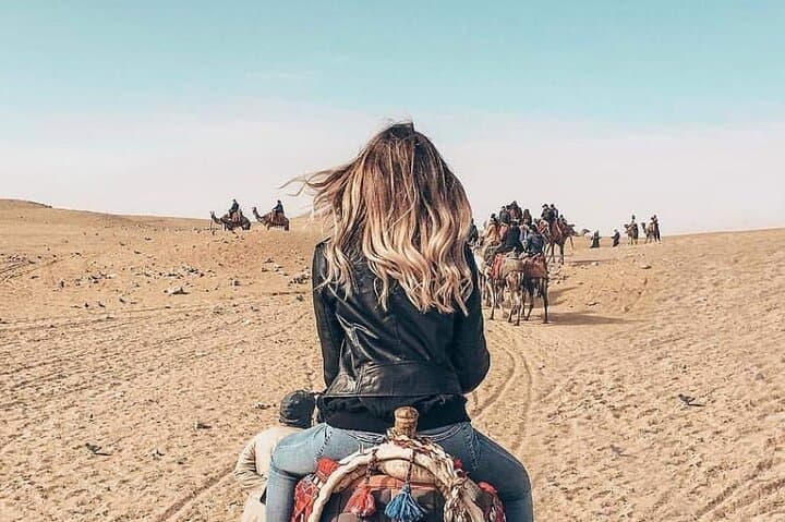 Sunrise & Sunset Camel and Horse Ride Around the Giza Pyramids photo 6