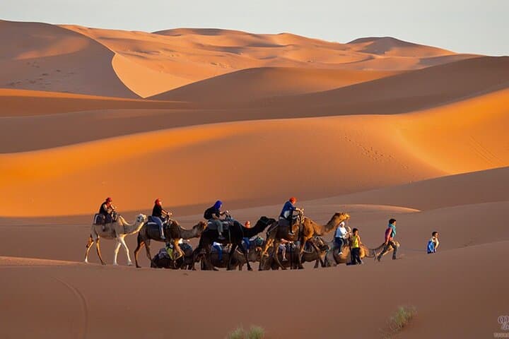 3-Day Shared Desert Tour from Marrakech to Merzouga — Erg Chebbi Camel Trek & Berber Camp