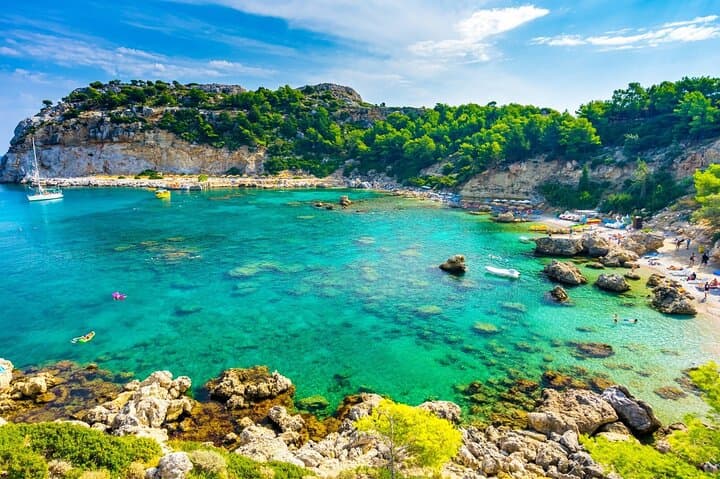 Best of Rhodes: Private Beach Excursion to Old Town, Mandraki & Top Beaches