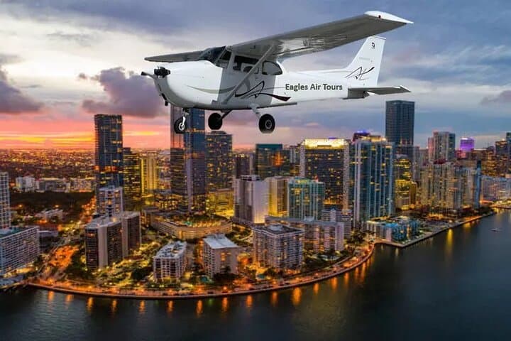 Miami South Beach Aerial Tour — Beaches, Mansions & Skyline from a Cessna