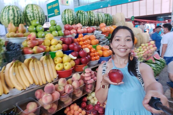 Almaty Walking Food Tour: Green Bazaar, Panfilov Park & Local Flavors photo 4