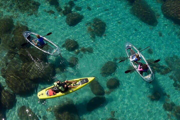 Clear Kayak Tour from Sand Harbor to Bonsai Rock — Lake Tahoe Transparent Kayaks photo 1