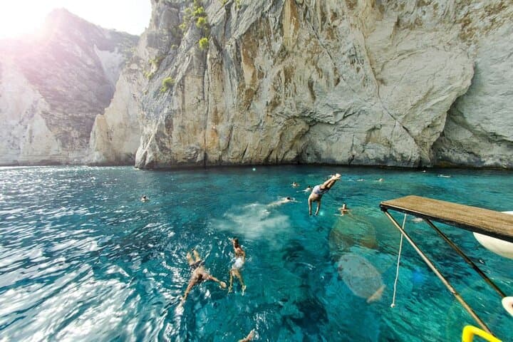 Half-Day Zakynthos Shipwreck & Blue Caves Cruise — Swim at Navagio & Sigia Beach photo 2