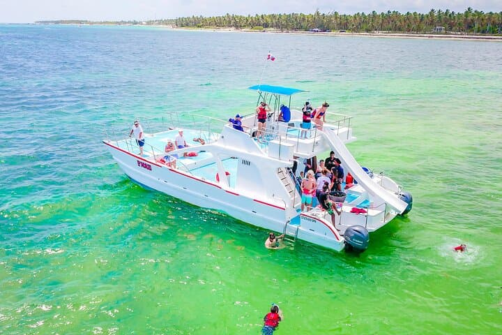 Punta Cana Private Party Boat with Slide — Open Bar, Snorkel & Natural Pool photo 2