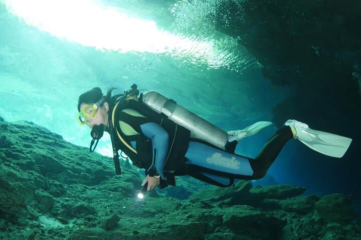 Dos Ojos Cenote: 2-Tank Guided Scuba Dives with Mayan Lunch from Tulum photo 2