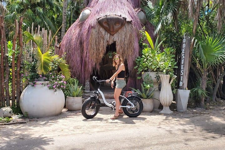 Tulum E‑Bike & Cenote Adventure: Ruins, Beach Road Ride, Snorkel & Local Lunch photo 5