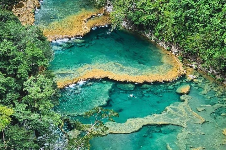 Semuc Champey and K'anba Caves Day Trip from Cobán: Swim Turquoise Pools & Explore Mayan Caverns photo 3
