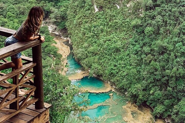 Semuc Champey and K'anba Caves Day Trip from Cobán: Swim Turquoise Pools & Explore Mayan Caverns photo 5