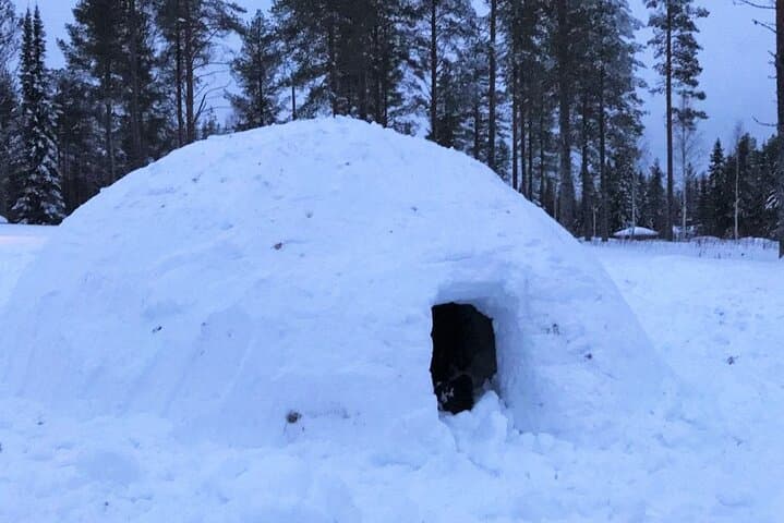 Overnight Igloo Experience in Rovaniemi: Build, Sleep & Hunt the Northern Lights photo 4