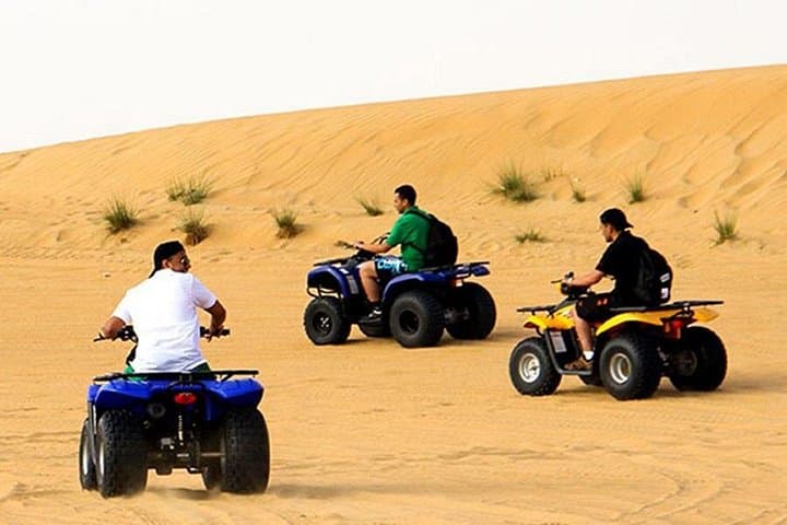 Dubai Desert Quad Bike Safari: Sunset Dunes, Dune Bashing & Bedouin Camp Experience photo 3