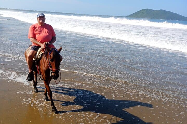 Sunset Horseback Riding on Zihuatanejo Beaches — Learn to Saddle and Ride Through Mexican History photo 6