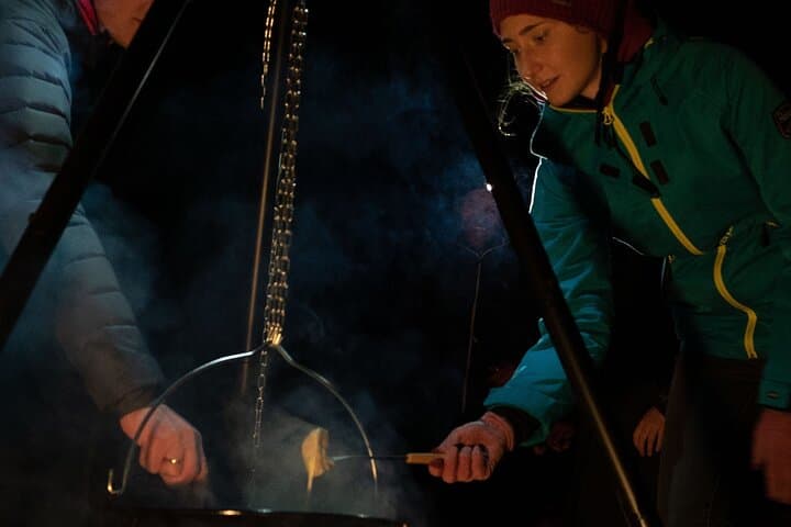 Fondue Under the Stars: Open-Fire Cheese Experience in Zermatt Forest