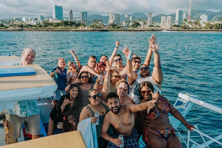 Paradise Waikiki Sunset Cruise: Live DJ, Swimming & Ocean Wildlife photo 3
