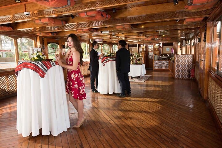 Moonlit Dhow Dinner Cruise on Dubai Creek — Traditional Buffet & Heritage Sail photo 6