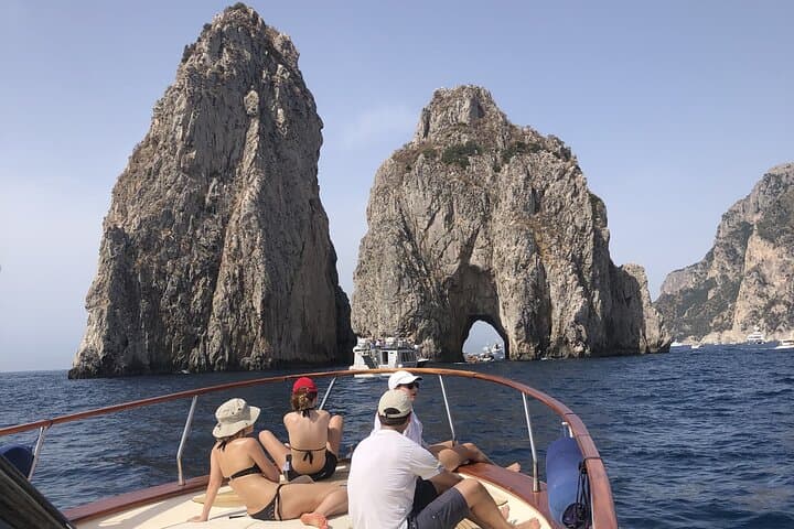 Private Capri Full-Day Cruise from Sorrento — Grottos, Swim Stops & Prosecco