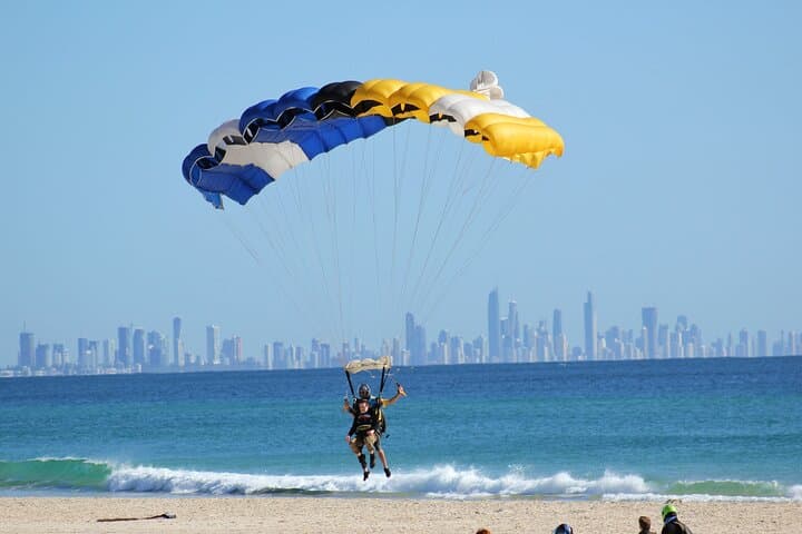 Gold Coast Tandem Skydive: Beach Landing at Kirra from 12,000 ft