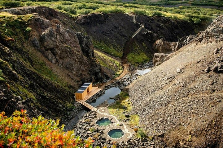 Húsafell Canyon Baths Tour: Highland Hike & Geothermal Soak near Langifoss photo 3